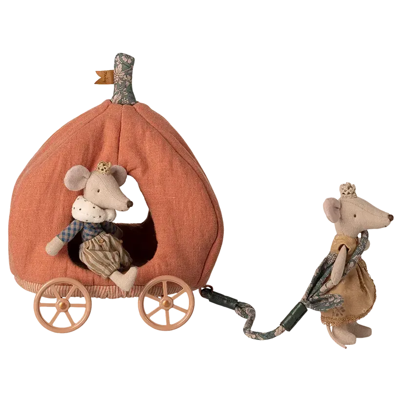 Maileg, Græskar karet, Mus, 11-5409-00-Maileg-Minlillebutik.dk