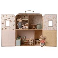 Maileg, SuitCasa, Lillesøster og lillebror mus, 11-5205-00-Maileg-Minlillebutik.dk