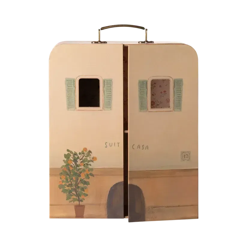 Maileg, SuitCasa, Lillesøster og lillebror mus, 11-5205-00-Maileg-Minlillebutik.dk