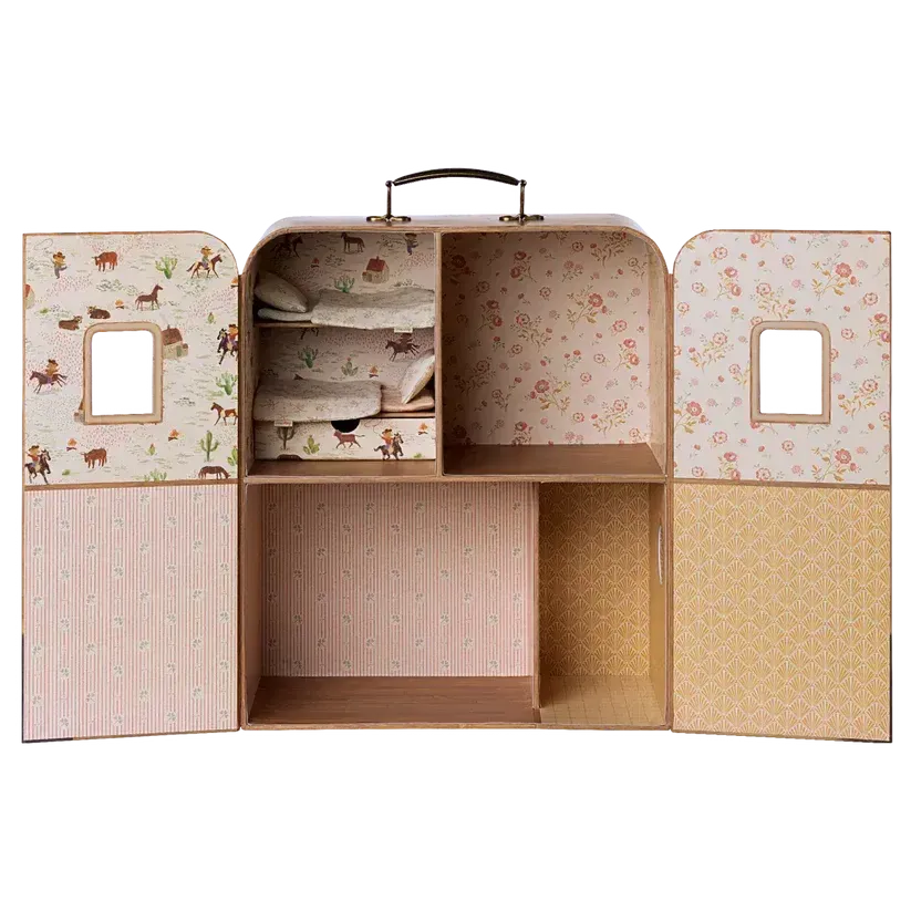 Maileg, SuitCasa, Lillesøster og lillebror mus, 11-5205-00-Maileg-Minlillebutik.dk