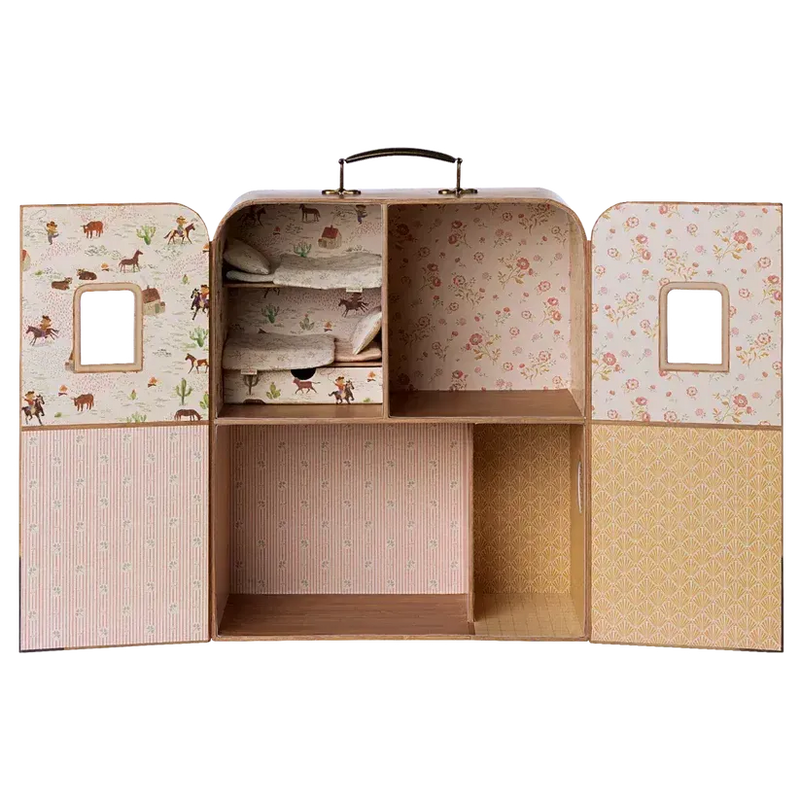 Maileg, SuitCasa, Lillesøster og lillebror mus, 11-5205-00-Maileg-Minlillebutik.dk