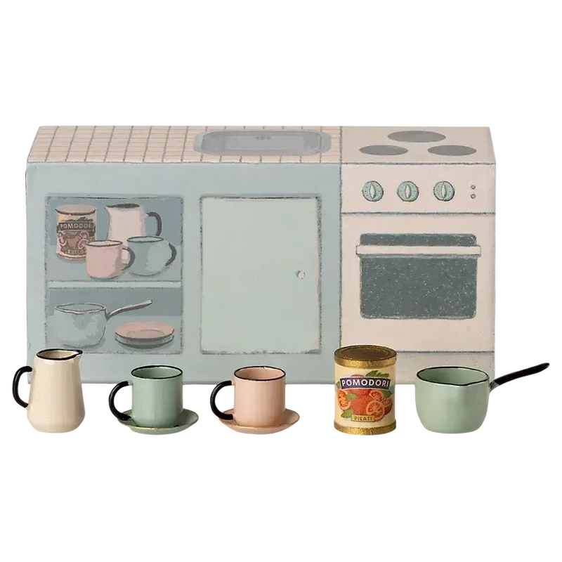 Maileg, Køkkenbord, Mus, 11-5204-00-Maileg-Minlillebutik.dk