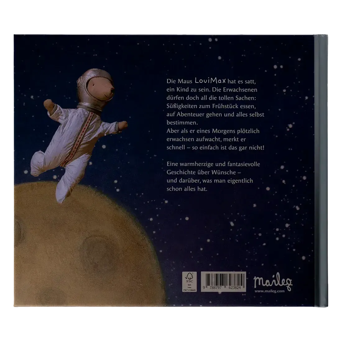 Maileg, LouiMax, Buch, Träume vom Erwachsen sein, 19-5002-02-Maileg-Minlillebutik.dk