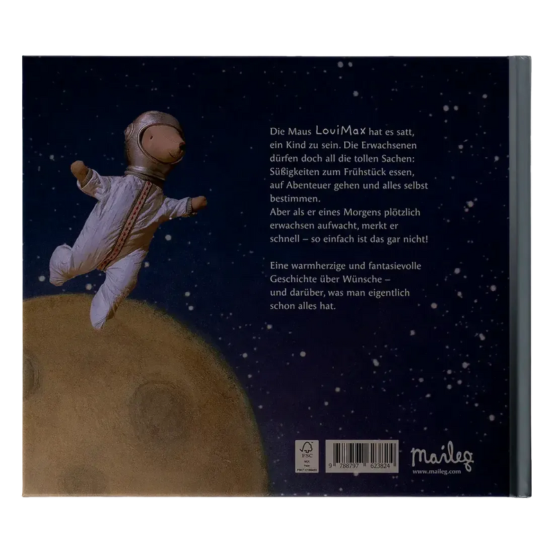 Maileg, LouiMax, Buch, Träume vom Erwachsen sein, 19-5002-02-Maileg-Minlillebutik.dk