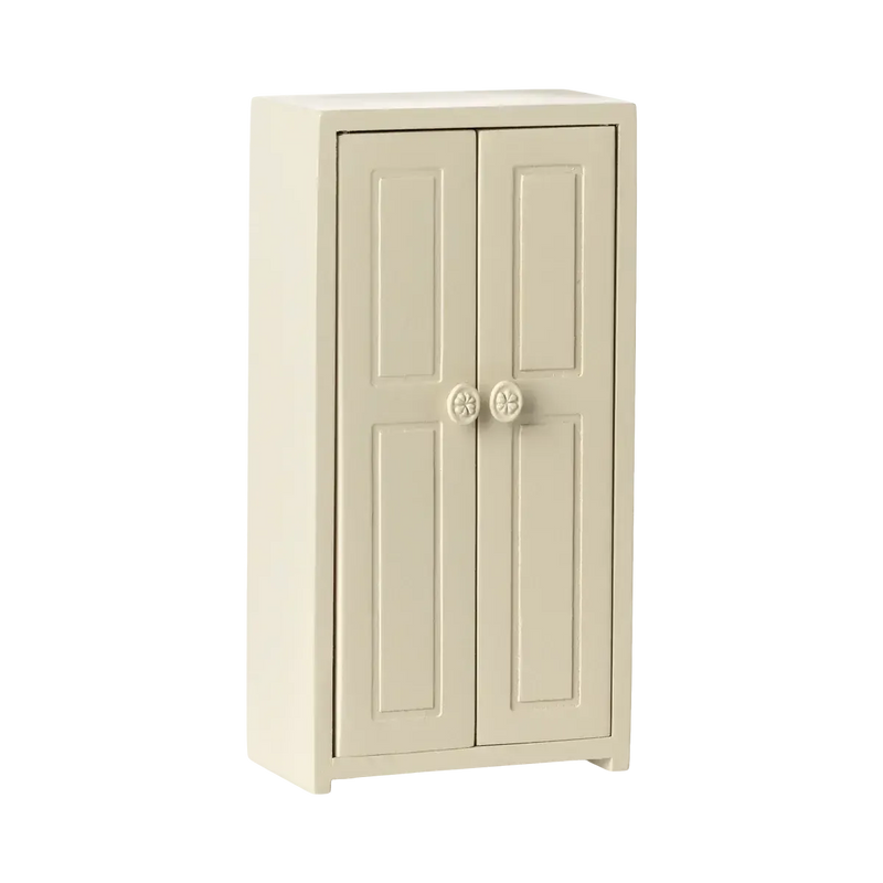 Maileg, Skab, Mus, Råhvid 11-4008-00-Maileg-Minlillebutik.dk