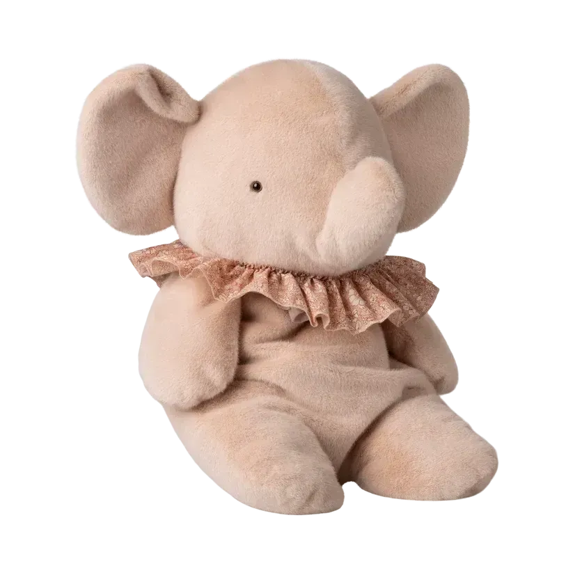 Maileg, Elefant, Plys, Stor, Lyserød 16-6997-00-Maileg-Minlillebutik.dk