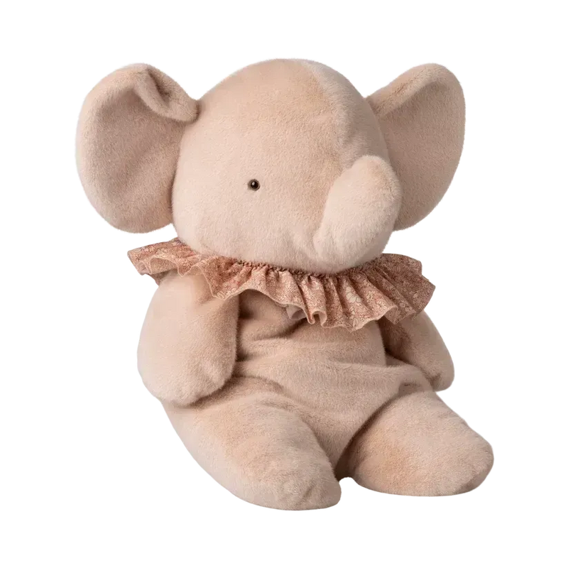 Maileg, Elefant, Plys, Stor, Lyserød 16-6997-00-Maileg-Minlillebutik.dk