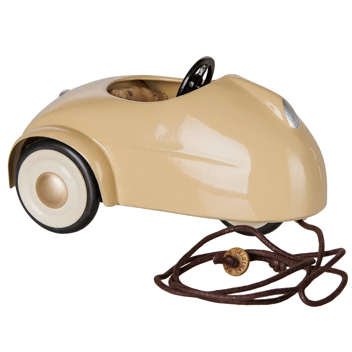 Maileg, Bil, Mus - Beige, 11-6107-00