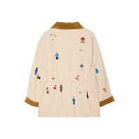 Sissel Edelbo, Cara Jacket, White Swan, Onesize-Sissel Edelbo-Minlillebutik.dk