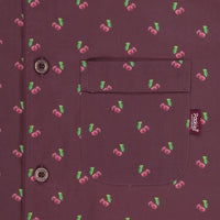 Pockies, Cherry Pyjama Shirt, Red-Pockies-Minlillebutik.dk