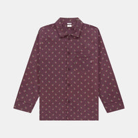 Pockies, Cherry Pyjama Shirt, Red-Pockies-Minlillebutik.dk