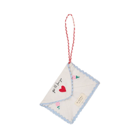 Sissel Edelbo Christmas Letter Ornament, Off White-Sissel Edelbo-Minlillebutik.dk