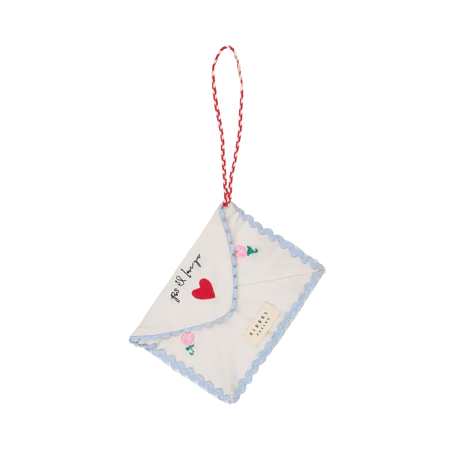 Sissel Edelbo Christmas Letter Ornament, Off White-Sissel Edelbo-Minlillebutik.dk