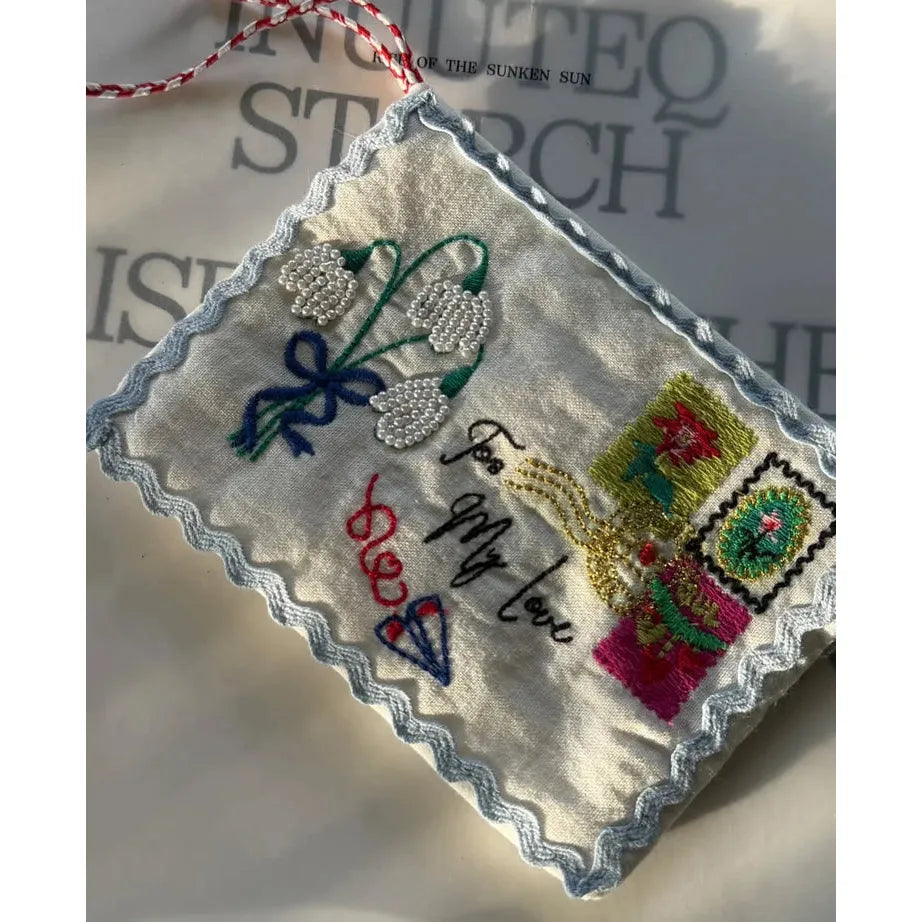 Sissel Edelbo Christmas Letter Ornament, Off White-Sissel Edelbo-Minlillebutik.dk
