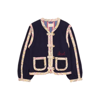 Sissel Edelbo, Como Jacket, Navy-Sissel Edelbo-Minlillebutik.dk