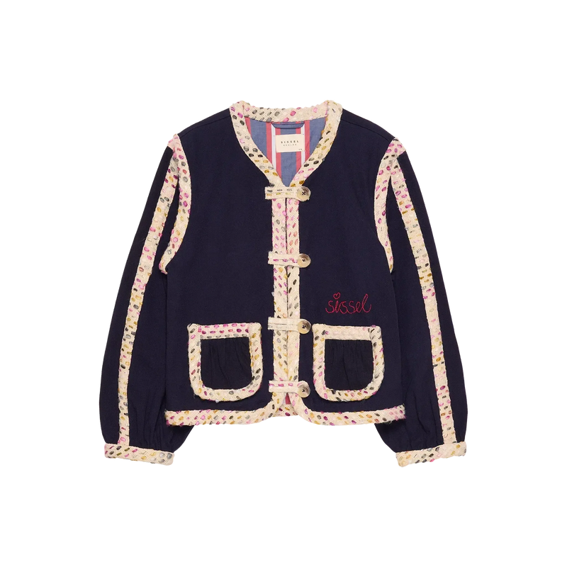 Sissel Edelbo, Como Jacket, Navy-Sissel Edelbo-Minlillebutik.dk