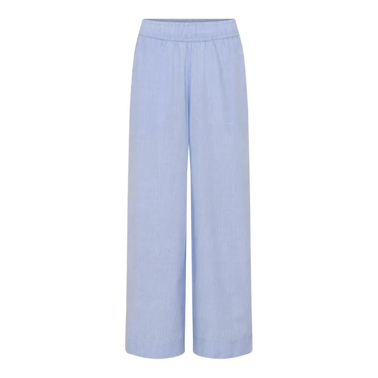 Frau, Copenhagen Ankle Pant, Baby Lavender Stripe-Frau-Minlillebutik.dk