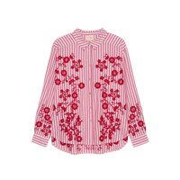 Sissel Edelbo, Cora Shirt, Organic Cotton, Red Flower