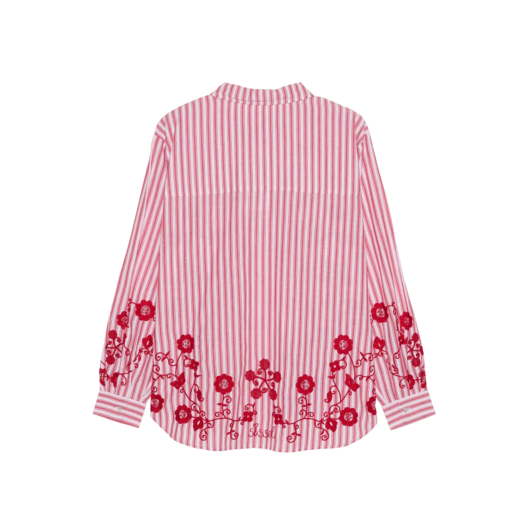 Sissel Edelbo, Cora Shirt, Organic Cotton, Red Flower