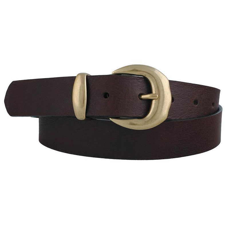 Bosswik, Damebælte i læder, art. D10229, Brown-Bosswik-Minlillebutik.dk