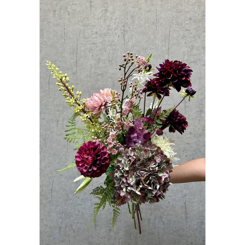 Barbara, Hortensia, Grøn/Lilla, H 70 cm-Barbara-Minlillebutik.dk