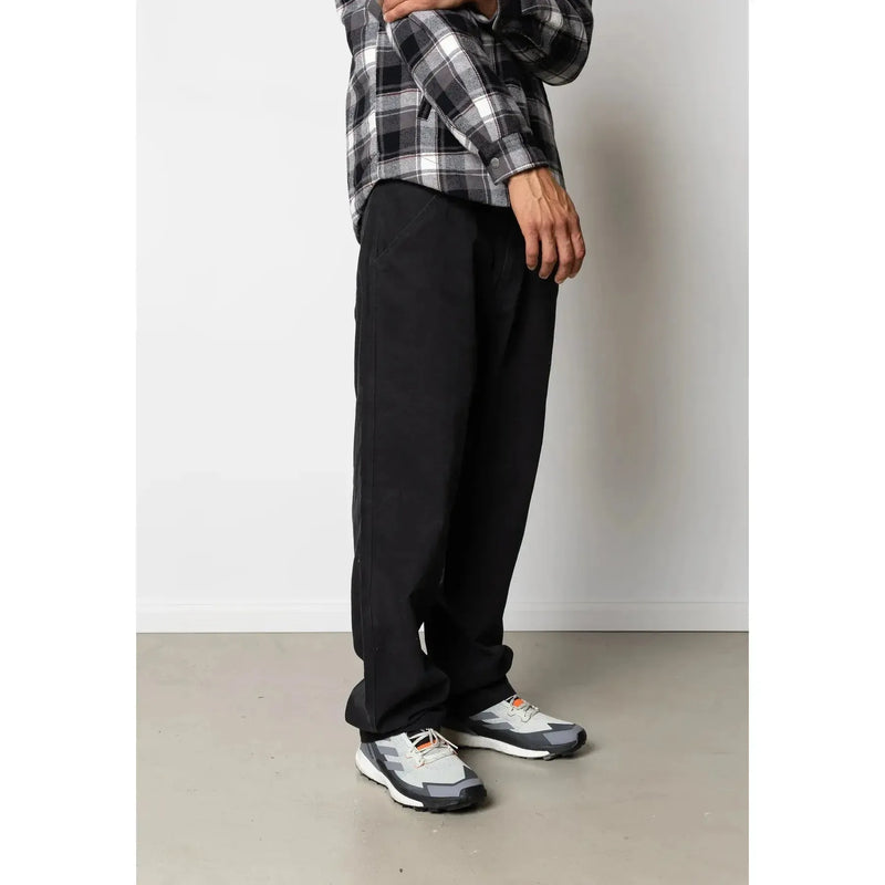 Fat Moose, Dereck Canvas Pants, Black-Fat Moose-Minlillebutik.dk