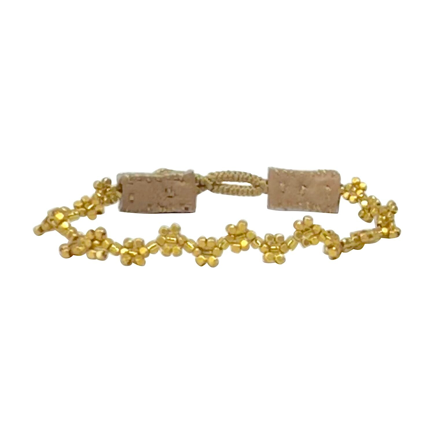 iBU Jewels, Armbånd, Cap Flower Gold-iBU Jewels-Minlillebutik.dk