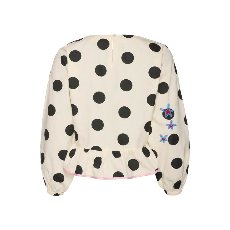 Sissel Edelbo, Diana Top, Black Dot-Sissel Edelbo-Minlillebutik.dk