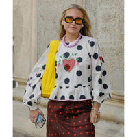 Sissel Edelbo, Diana Top, Black Dot-Sissel Edelbo-Minlillebutik.dk