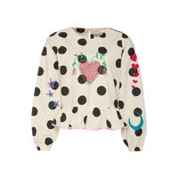 Sissel Edelbo, Diana Top, Black Dot-Sissel Edelbo-Minlillebutik.dk