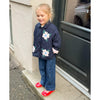 Sissel Edelbo, Ebba MINI Quilted Organic Cotton Jacket, Navy Blue-Sissel Edelbo Mini-Minlillebutik.dk