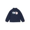 Sissel Edelbo, Ebba MINI Quilted Organic Cotton Jacket, Navy Blue-Sissel Edelbo Mini-Minlillebutik.dk