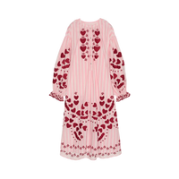 Sissel Edelbo, Elisabeth Dress, Rose Stripes-Sissel Edelbo-Minlillebutik.dk