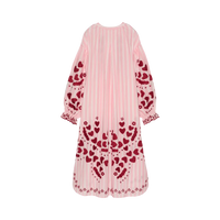 Sissel Edelbo, Elisabeth Dress, Rose Stripes-Sissel Edelbo-Minlillebutik.dk
