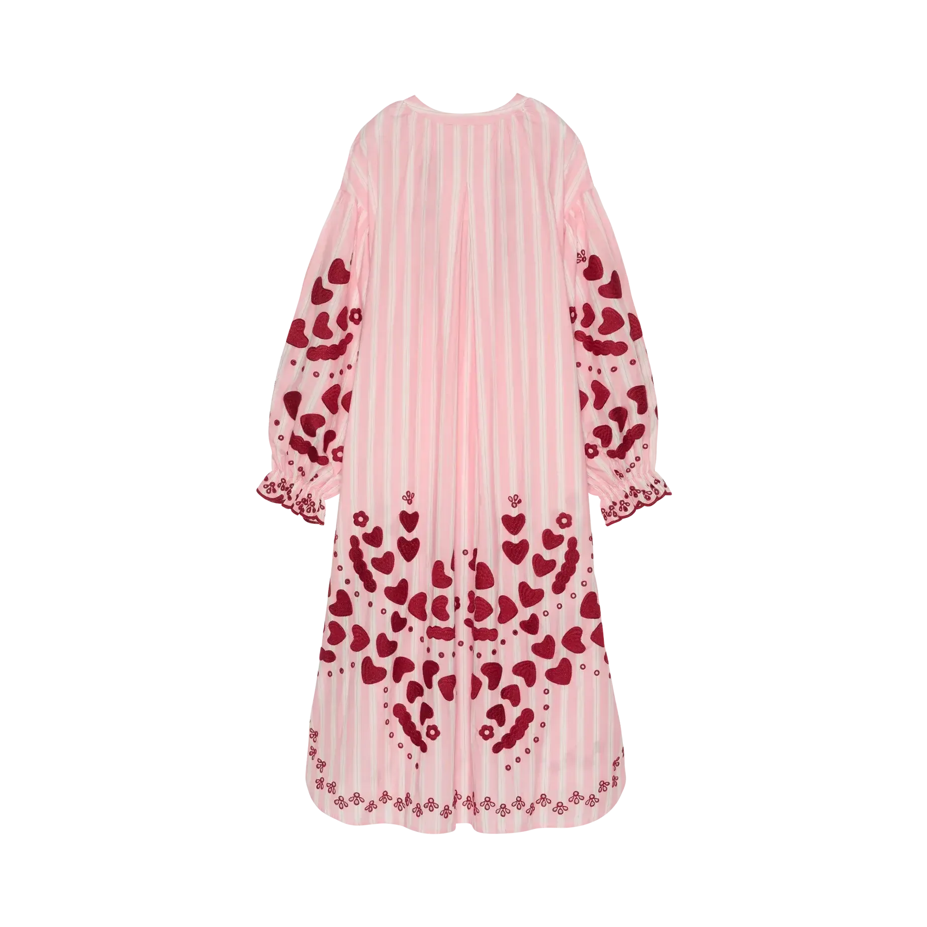 Sissel Edelbo, Elisabeth Dress, Rose Stripes-Sissel Edelbo-Minlillebutik.dk