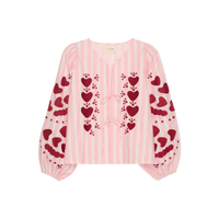 Sissel Edelbo, Elisabeth Top, Rose Stripes-Sissel Edelbo-Minlillebutik.dk