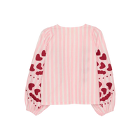 Sissel Edelbo, Elisabeth Top, Rose Stripes-Sissel Edelbo-Minlillebutik.dk