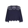 Sissel Edelbo, Elysia Shirt, Navy-Sissel Edelbo-Minlillebutik.dk