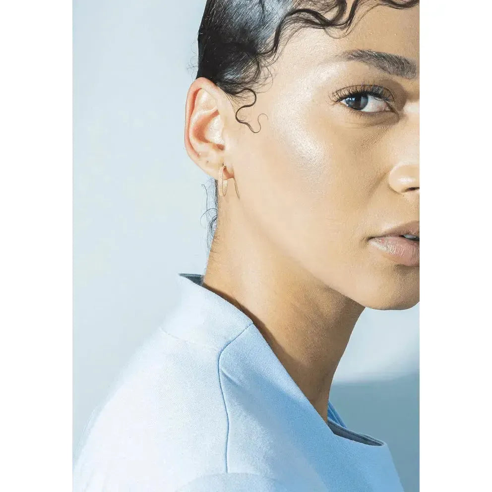 House of Vincent, Fortune Teller Creol øreringe, M, Lysegul Forgyldt-House of Vincent-Minlillebutik.dk