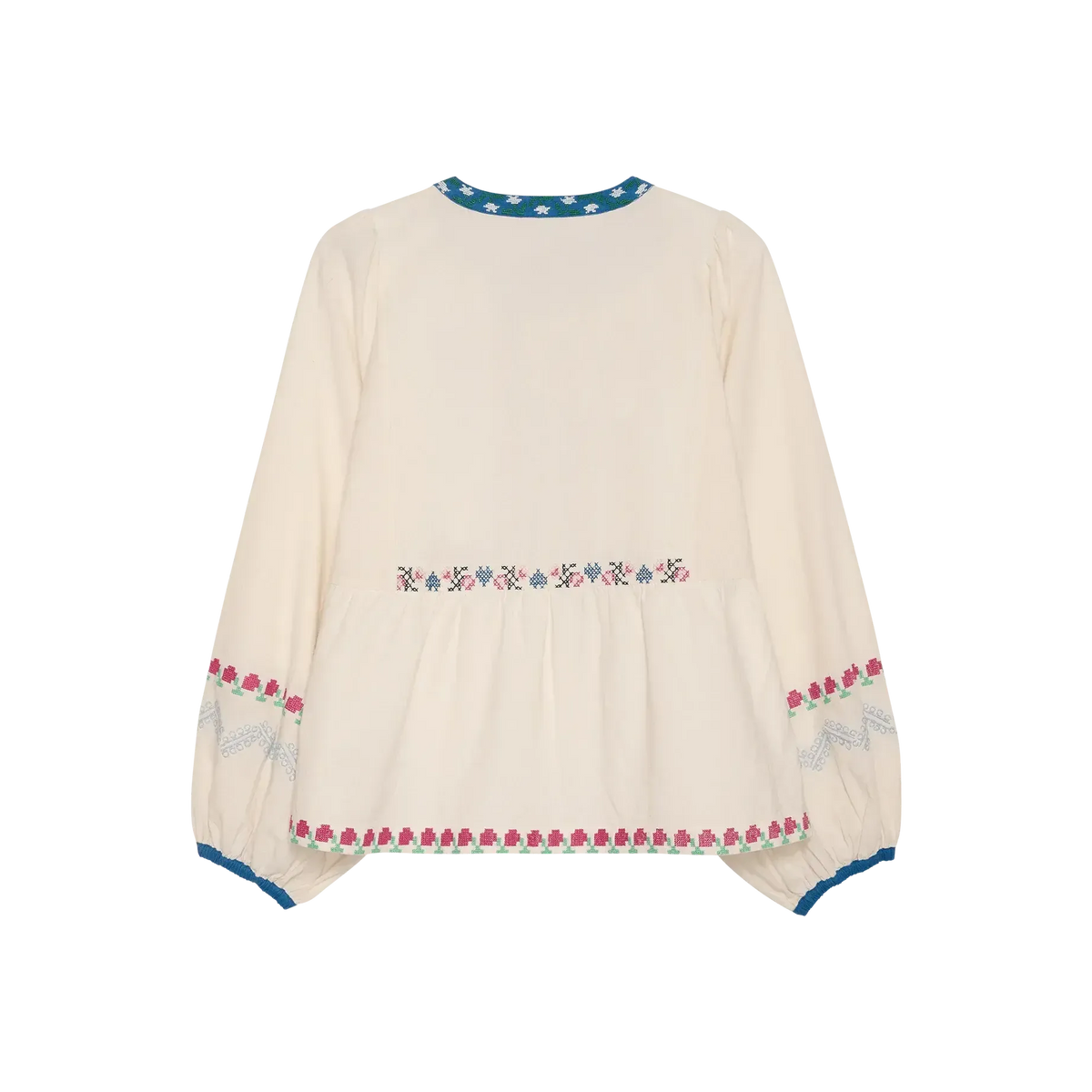 Sissel Edelbo, Falka Top, Off White, One Size-Sissel Edelbo-Minlillebutik.dk