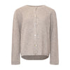 Tiffany, Fibe Cardigan Knit, Light Grey