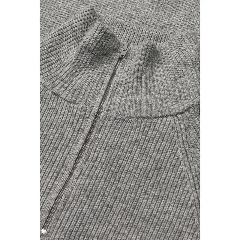 Mads Nørgaard, Fine merino Ida Knit, Grey Melange-Mads Nørgaard - Dame-Minlillebutik.dk