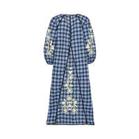 Sissel Edelbo, Fran Dress, Blue Checks-Sissel Edelbo-Minlillebutik.dk