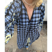 Sissel Edelbo, Fran Dress, Blue Checks-Sissel Edelbo-Minlillebutik.dk