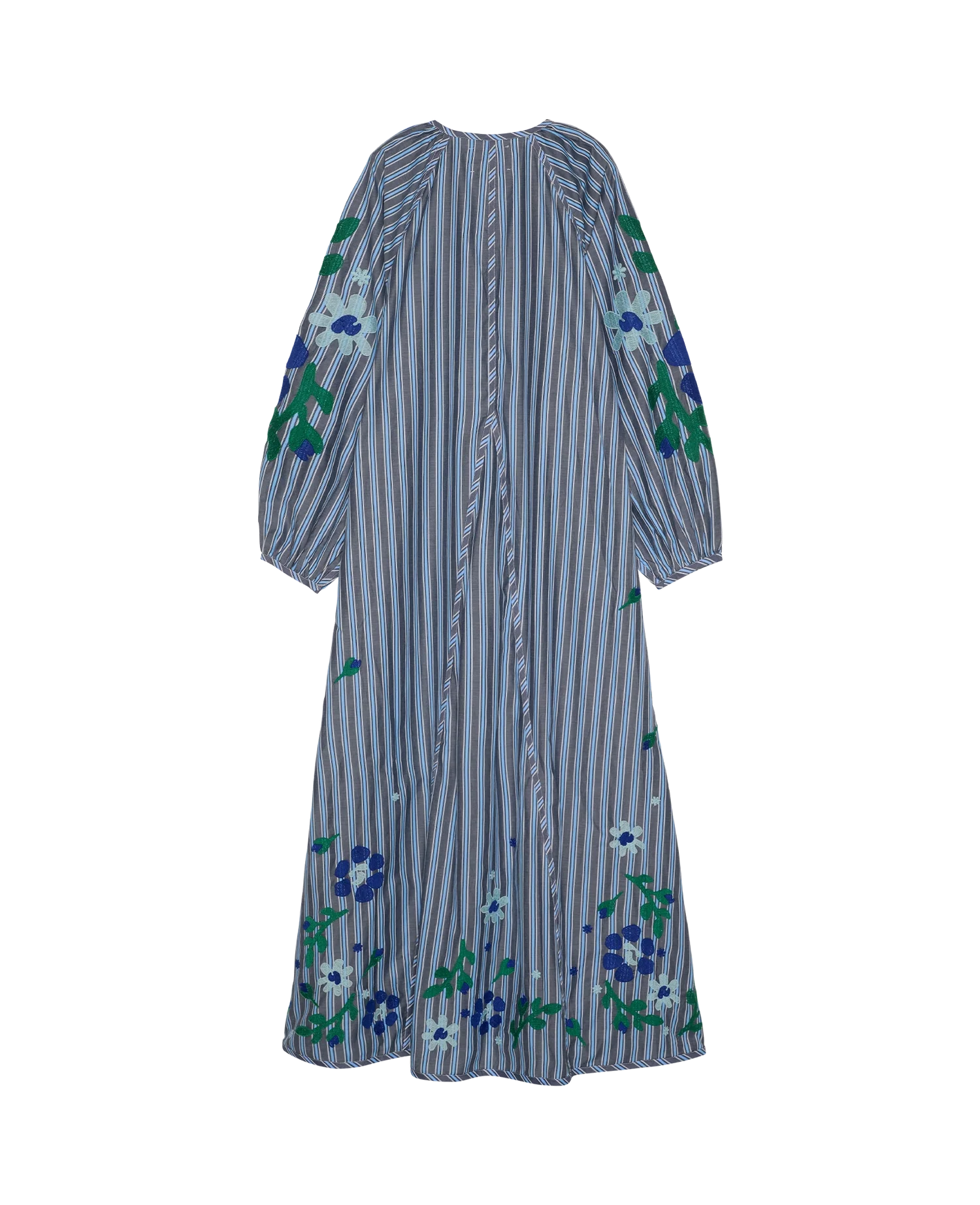 Sissel Edelbo, Fran Dress, Leftover Fabric, Grey Stripes, ONESIZE
