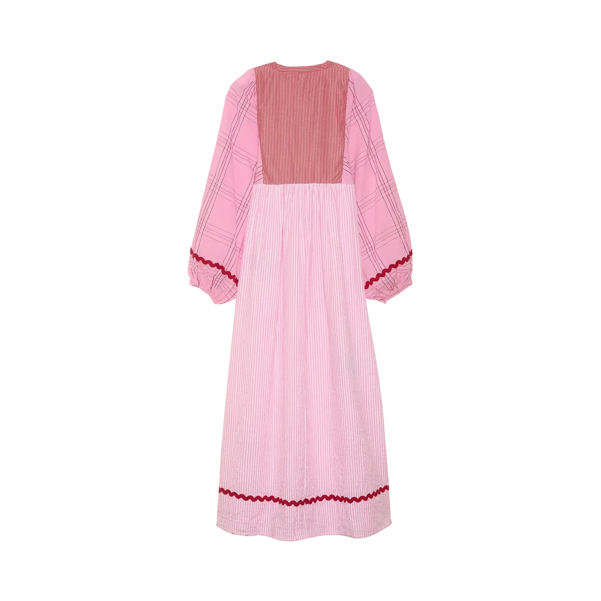 Sissel Edelbo, Gaia Dress, Leftover Fabric Rose Mix-Sissel Edelbo-Minlillebutik.dk