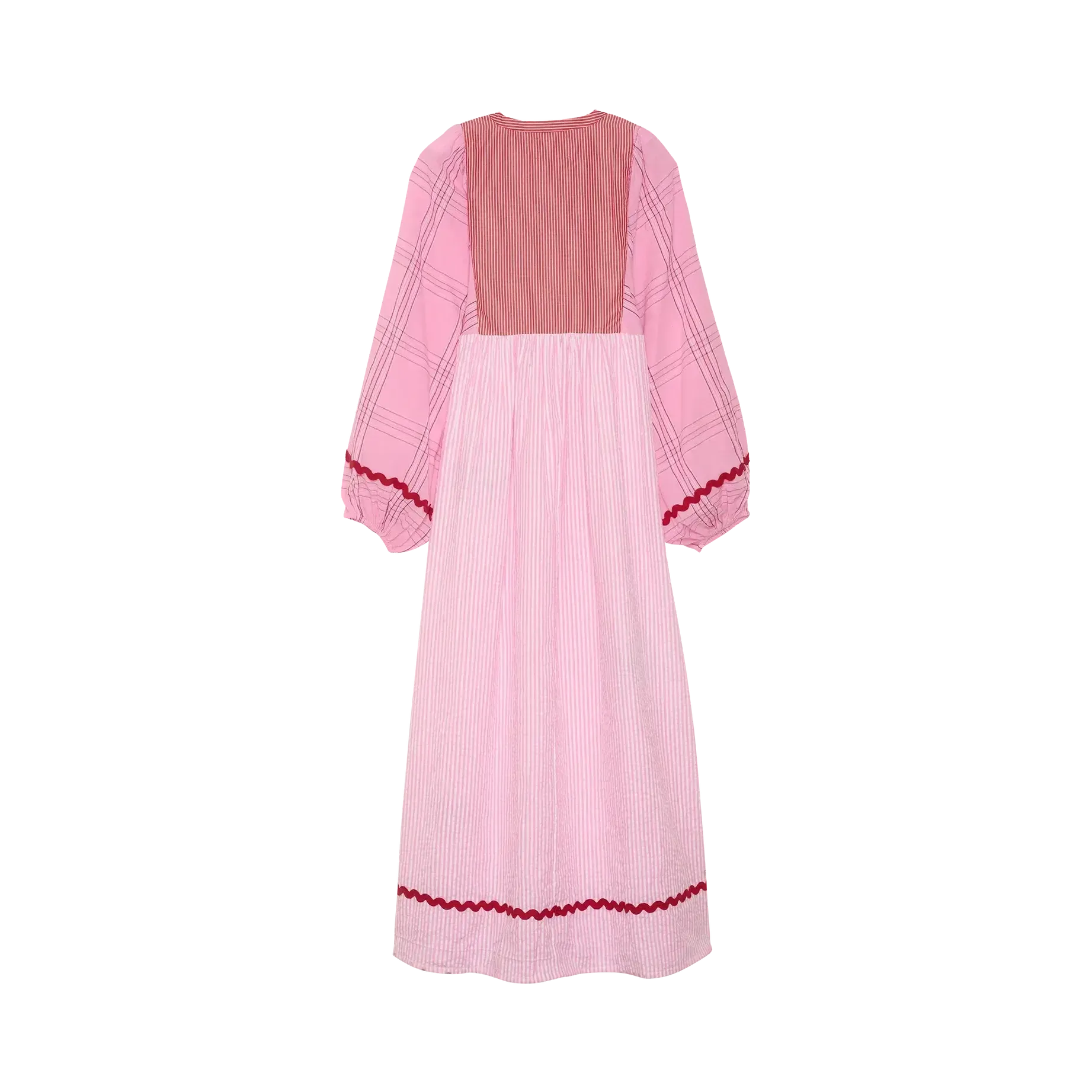 Sissel Edelbo, Gaia Dress, Leftover Fabric Rose Mix-Sissel Edelbo-Minlillebutik.dk