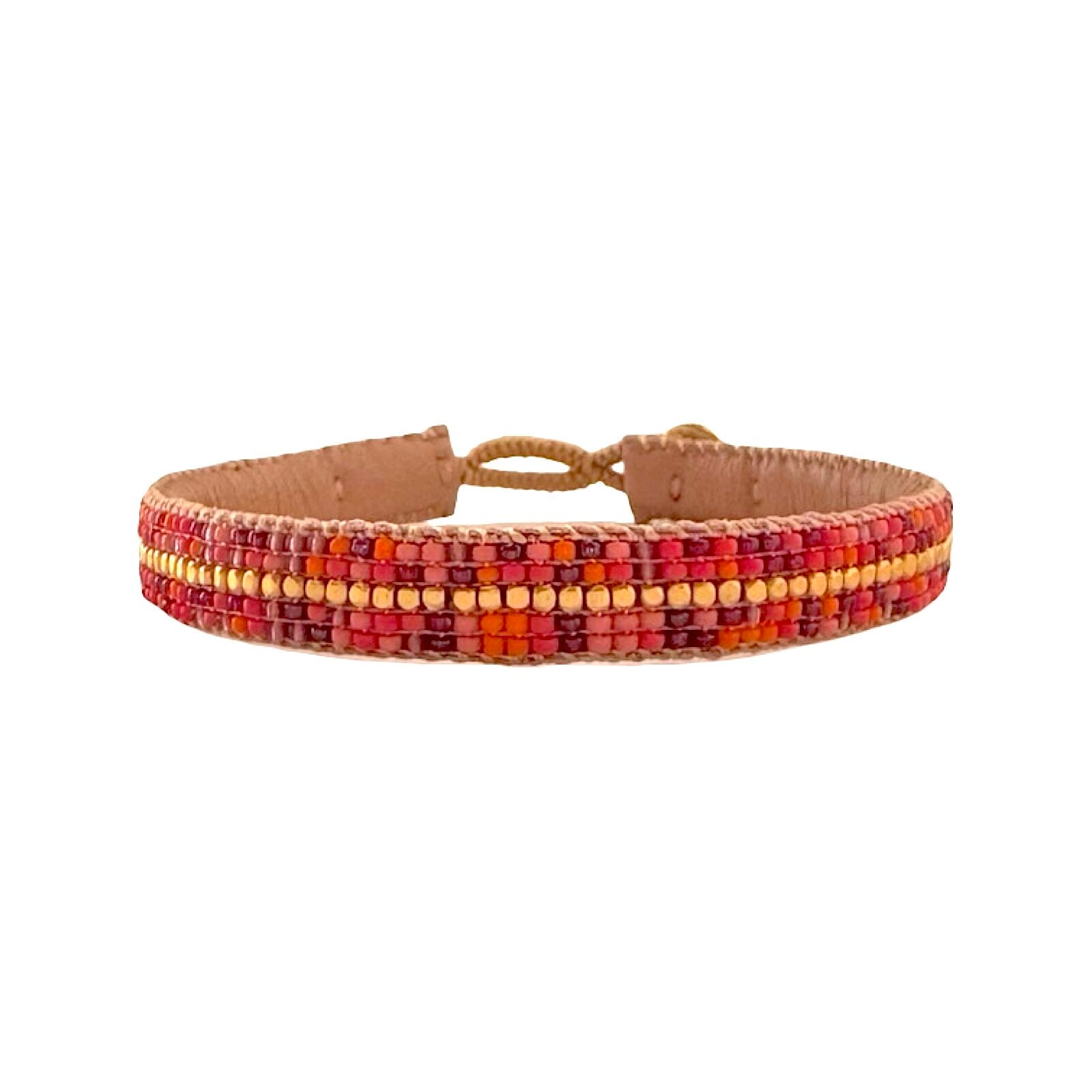 iBU Jewels, Armbånd, The Stripe Mix, Mix Orange-iBU Jewels-Minlillebutik.dk