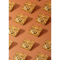 House of Vincent, The Hermit Broche, Forgyldt,-House of Vincent-Minlillebutik.dk