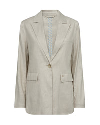 Mos Mosh, MmSeida Linen blazer, Cement